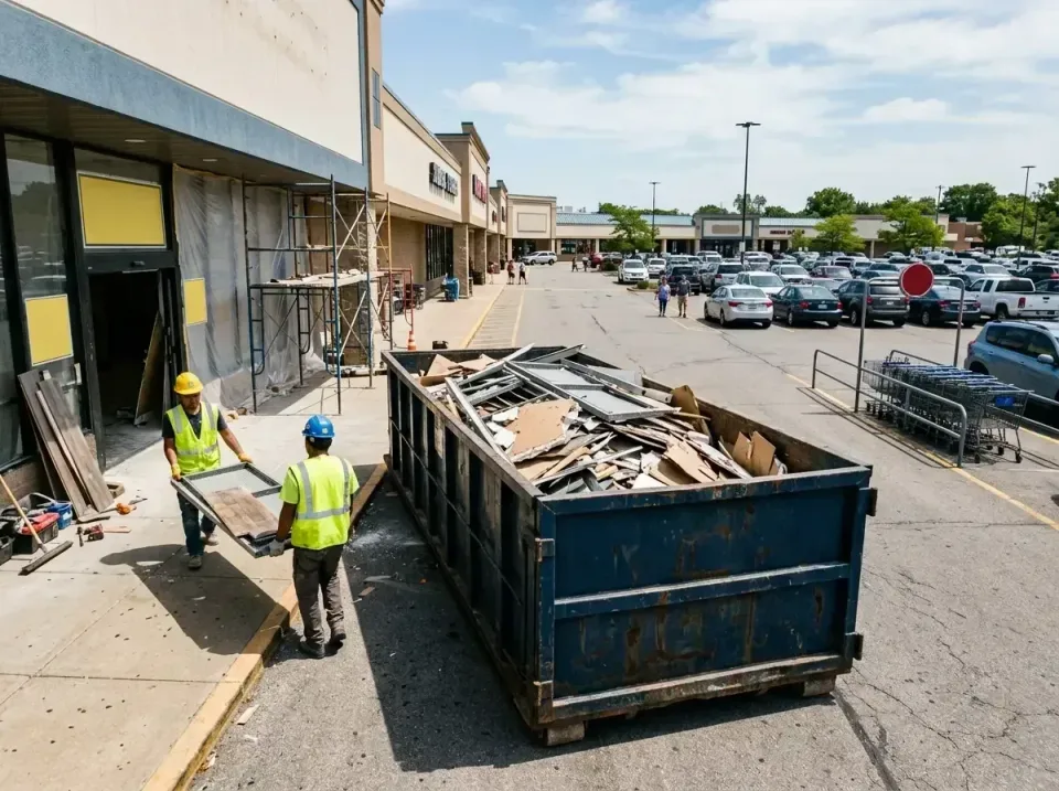 retail-store-renovation-debris-003 — frequently asked questions, Roll-off Dumpster Rentals in Bellefontaine, OH